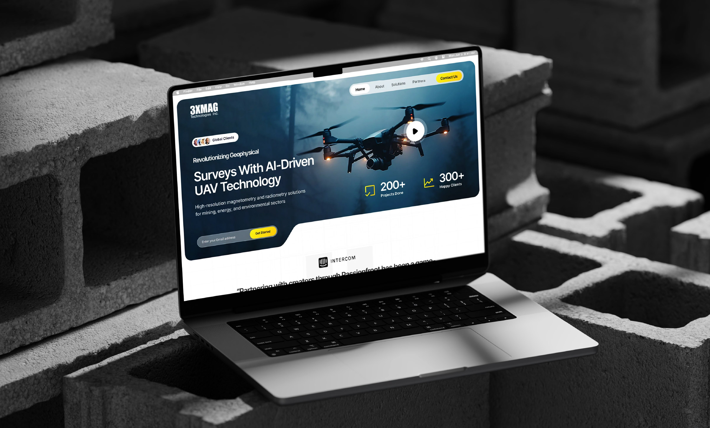 Terra Space website design by 360Kreations