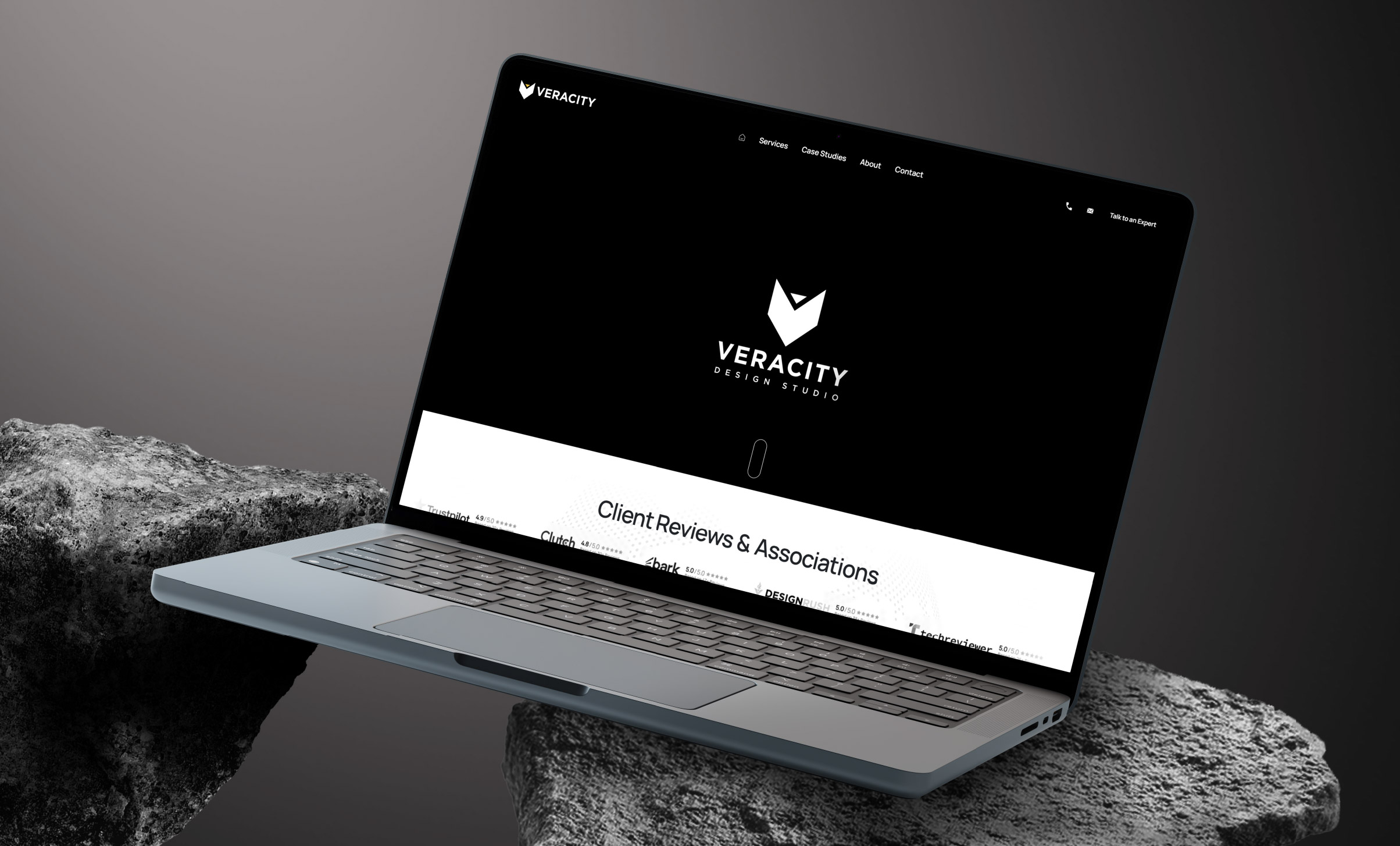 Veracity website design by 360Kreations